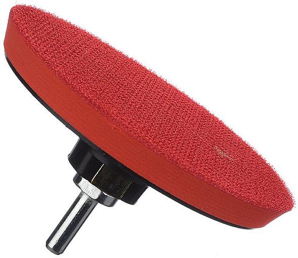 Насадка Vertextools для дрели и ушм с липучкой 125мм мягкая фото 1