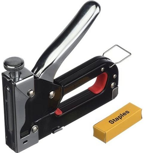 Степлер мебельный регулируемый Vertextools тип 53 4-14мм 0042-05 фото 1