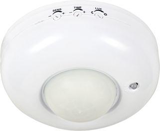 Датчик движения инфракрасный ДД 020B 800Вт 360 гр.6м IP33 белый IN HOME фото 1