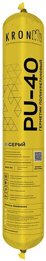 Герметик полиуретановый Kronbuild PU-40 600мл серый фото 1
