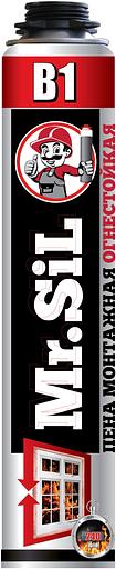 Пена монтажная Mr.Sil B1 профессиональная огнеупорная 750 мл фото 1