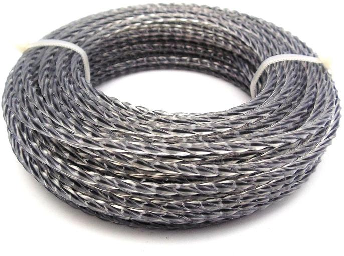 Леска для триммера REDO DUAL TWIST витой квадрат с жилой (двухкомпонентная усиленная) 3,0мм*15м фото 1