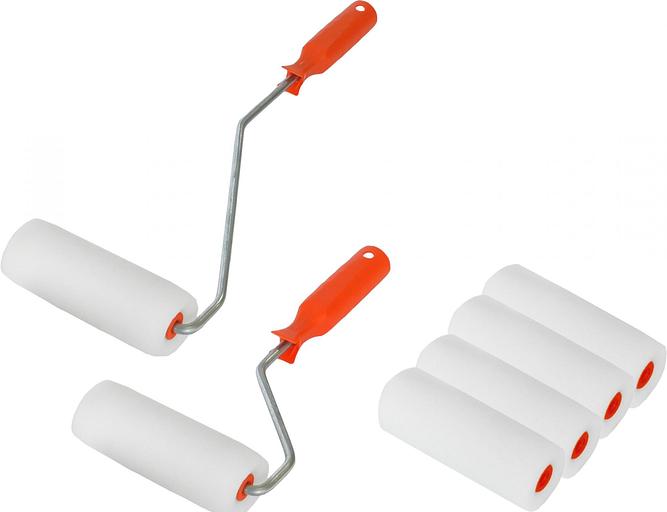 Набор DECOR "Бравый бригадир": d15 мм, 100мм, 2 ручки + 6 роликов поролон фото 1