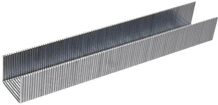 Скобы Toolberg прямоугольные для степлера тип 53 (1000шт) 6мм фото 1
