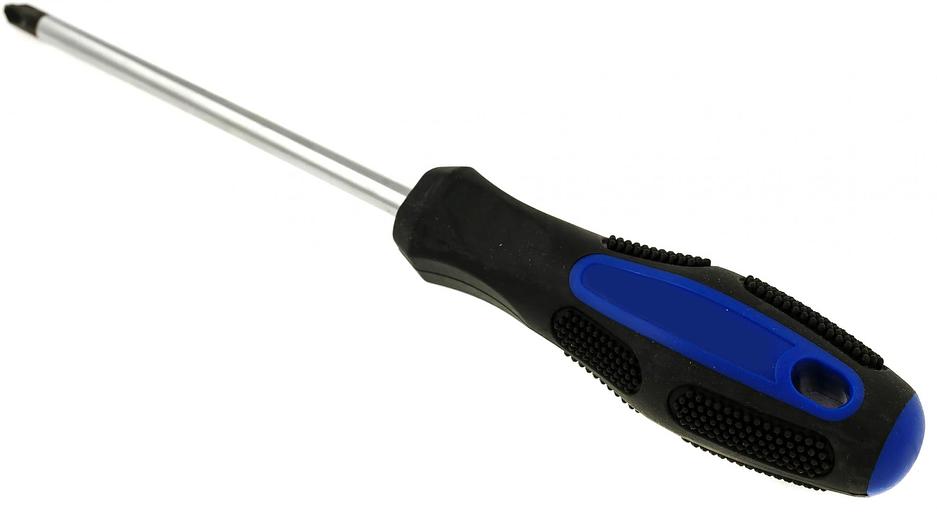 Отвертка Toolberg двухкомпонентная ручка PH0х100мм намагниченный наконечник фото 1