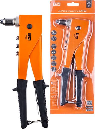 Заклепочник ручной ЗР-02, 2.4-4.8 мм, "Гранит" TDM фото 1