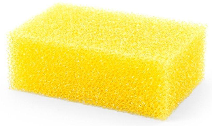Губка DECOR для очищения плитки от остатков затирки, грубый поролон 160х110х60 мм фото 1