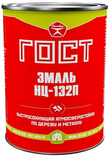 Эмаль НЦ-132 ГОСТ 6631-74 Лаковар серая 1,7кг фото 1