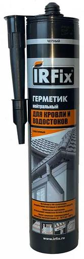 Герметик для кровли и водостоков нейтральный IRFix черный 310 мл фото 1