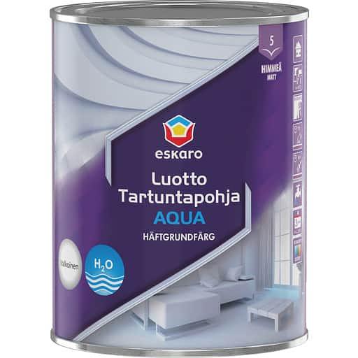 Краска адгезионная грунтовочная водоразбавимая "Eskaro Luotto Tartuntapohja Aqua" База А 0,9л фото 1