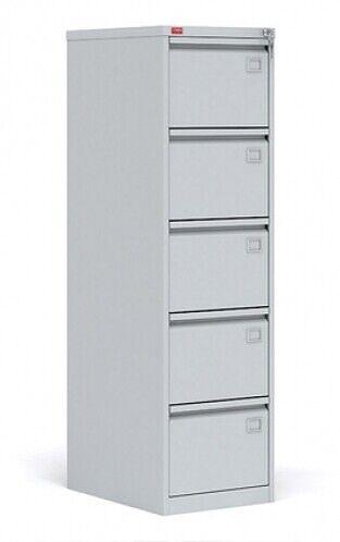 Шкаф картотечный металлический, 1645х465х630 мм, 5-ти секционный фото 1