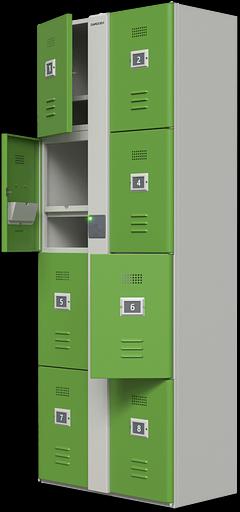 Автоматические шкафы-локеры для учебных заведений и предприятий серии «LP-8E» фото 1