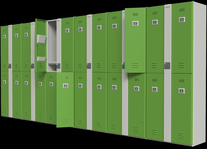 Автоматические шкафы-локеры для учебных заведений и предприятий серии «LP-4E» фото 1