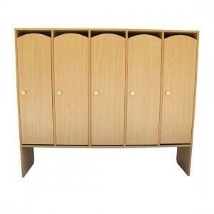 Шкаф детский 2-х секционный для одежды, 332х352х1350 мм, цвет бук фото 1