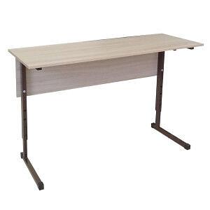 Парта регулируемая двухместная, 1200x580-760x500 мм фото 1