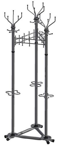 Вешалка гардеробная, 695х612х1875 мм, 3-х секционная фото 1