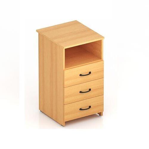Тумба приставная, 400х450х750 мм, 3 ящика фото 1
