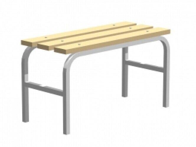 Скамья гардеробная, без спинки, 450х1000х350 мм, сосна фото 1