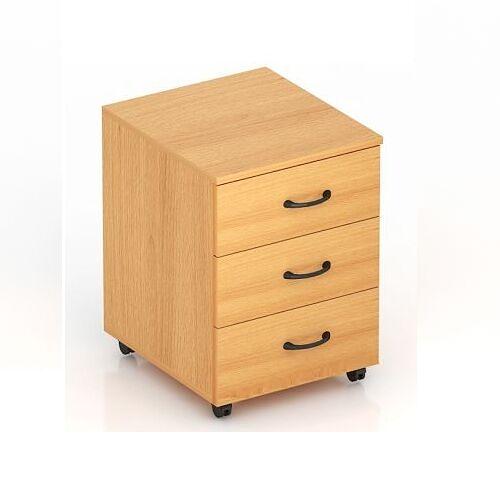 Тумба подкатная, 400х450х600 мм, 3 ящика фото 1