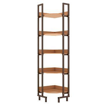 Стеллаж угловой на металлокаркасе, 425x2000x425 мм фото 1