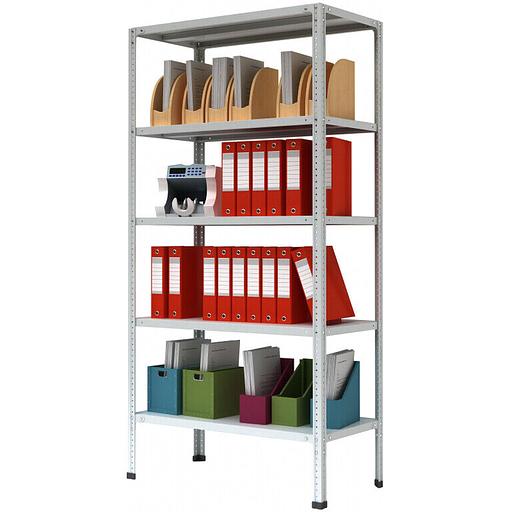 Стеллаж архивный металлический, 2300х700х300 мм, 4 полки фото 1