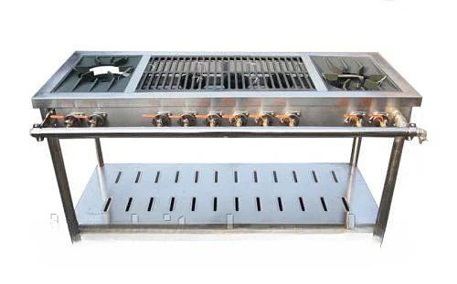 Плита газовая 2 большие, 8 маленьких конфорок фото 1