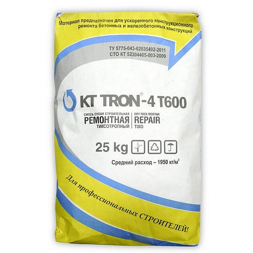 Тиксотропный состав для ремонта бетона с ускоренным набором ранней прочности КТтрон-4 Т600 фото 1
