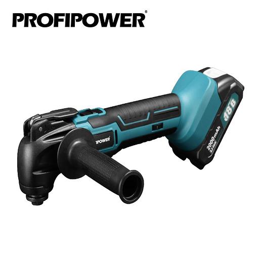 Реноватор аккумуляторный многофункциональный инструмент Profipower 18B (АКБ Li-ion-2шт, 2Ач, 0-18000 кол/мин, ЗУ,в кейсе) опт фото 1