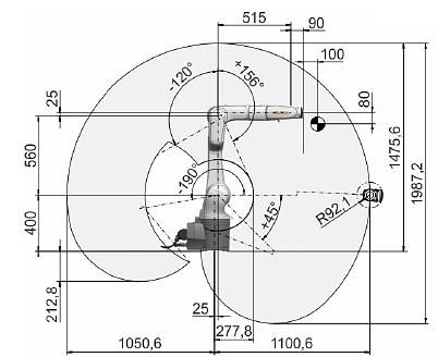 Промышленный робот KUKA KR 10 Agilus R1100-2 фото 5