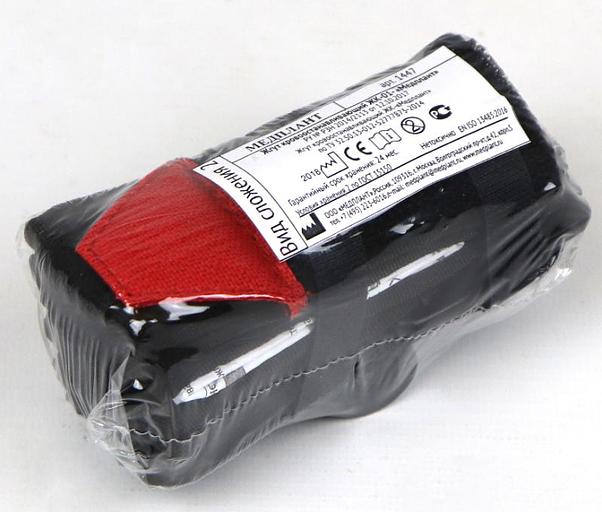 Жгут кровоостанавливающий ЖК-02-«Медплант» для временной остановки кровотечения при повреждении артериальных сосудов нижних и верхних конечностей с пряжкой и лентой (вид сложения 2) ОПТ фото 2