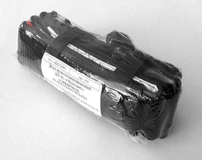 Турникетный жгут (крoвooстaнaвливaющий) ЖК-01-«Медплант» для временной остановки кровотечения при повреждении артериальных сосудов нижних и верхних конечностей с циферблатом (вид сложения 1) ОПТ фото 7