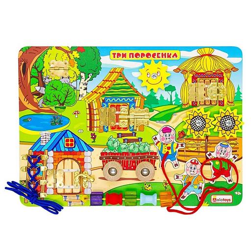 Бизиборд "Три поросенка" фото 1