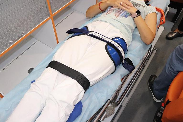 Пояс иммобилизационный одноразовый ПСТо-«Медплант» для костей таза при нестабильных переломах и разрывах связок, средний ОПТ фото 2