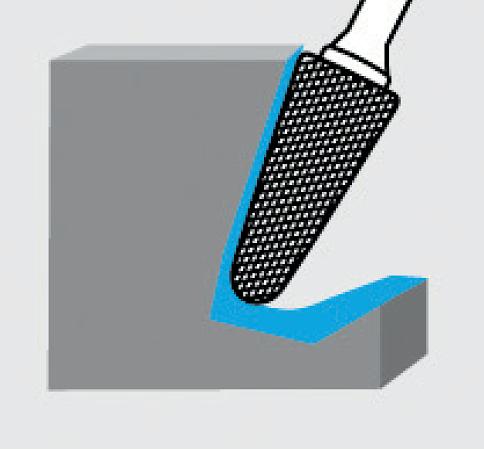 Твердосплавные борфрезы сфероконческие Тип L ОПТ фото 2