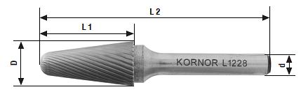 Твердосплавные борфрезы сфероконческие Тип L ОПТ фото 3