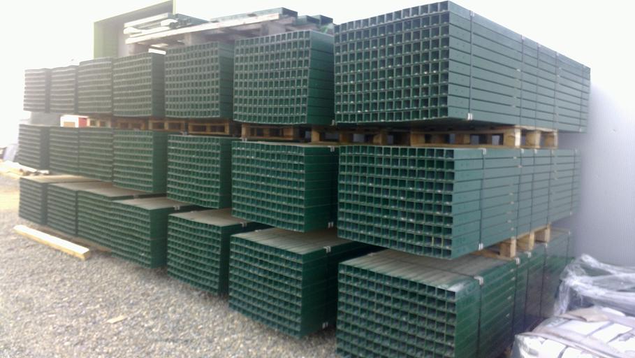 Столб 3D забора 60×60×6000×2 мм фото 1