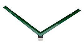 Насадка на столб V-образная цинковая 60×40 мм фото 3