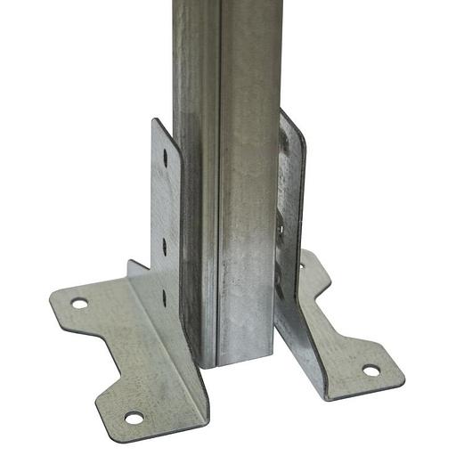 Фланец под столб цинковый 60 мм фото 1