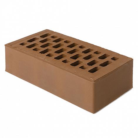 Облицовочный кирпич 1 НФ 250х120х65 мм, шоколад фото 1