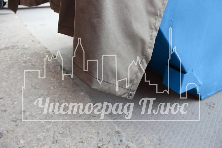 Тент-укрытие для бункера 8 куб.м (автополог тканевый) фото 3