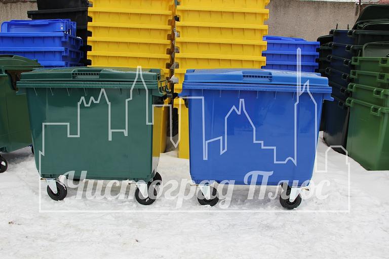 Евроконтейнер Sonmez Hammadde 660 л фото 10