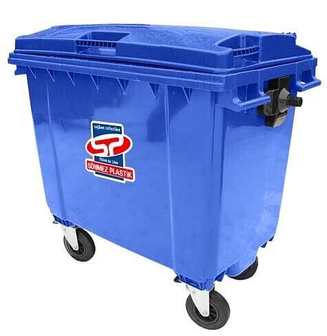 Евроконтейнер Sonmez Hammadde 660 л синий фото 1