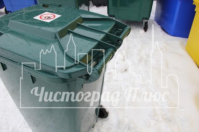 Евроконтейнер Sonmez Hammadde 240 л фото 3