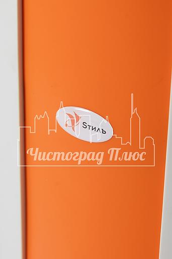 Бак пластиковый 18 л Stil с педалью оранжевый фото 4