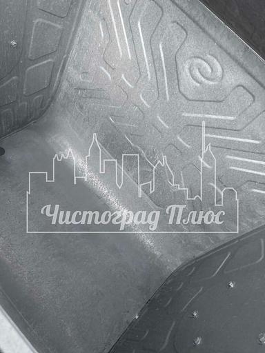 Контейнер оцинкованный 1100 л для твердых отходов фото 3