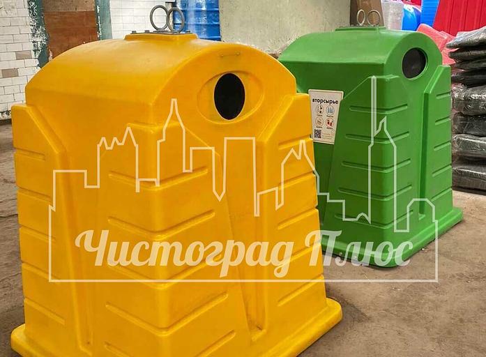 Контейнер-колокол для РСО 1200 л зеленый фото 2