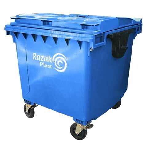 Евроконтейнер Razak 1100 л синий фото 1