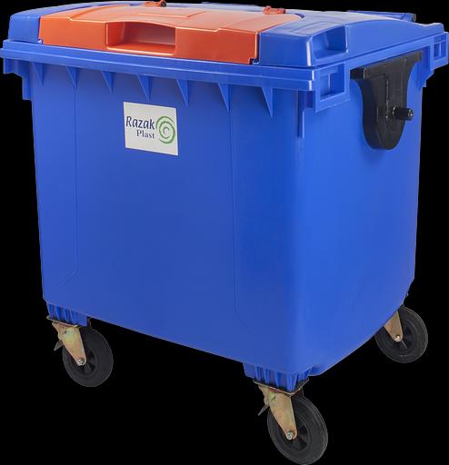 Евроконтейнер Razak 1100 л с плоской крышкой Lid-in-Lid фото 4
