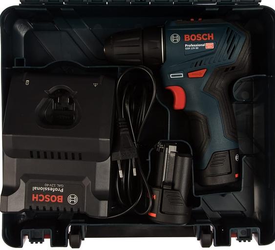 Аккумуляторная бесщёточная дрель-шуруповёрт Bosch GSR 12V-30 ОПТ фото 8