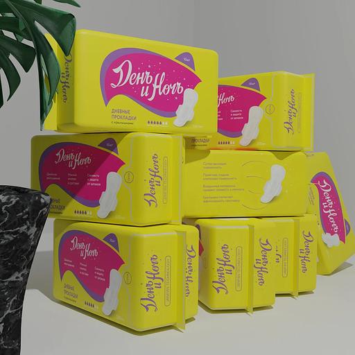Прокладки женские гигиенические «ДЕНЪиНОЧЪ» дневные 10 шт фото 1